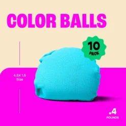 Chameleon Colors Bachelor Party Color Powder Kit, 5 Blue And 5 Black Color Balls, Unique Bachelor Party Games, Comes With Instructions
