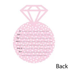 Big Dot Of Happiness Bride-To-Be - Shaped Fill-In Invitations - Bridal Shower Or Classy Bachelorette Party Invitation Cards With Envelopes - Set Of 12 -Anagram Shop GUEST b492ff3b 6f1f 417a bb75 497367cb4c17