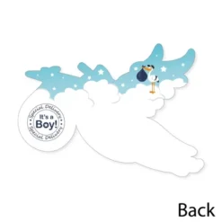 Big Dot Of Happiness Boy Special Delivery - Shaped Thank You Cards - It's A Boy Stork Baby Shower Thank You Note Cards With Envelopes - Set Of 12 -Anagram Shop GUEST b53ce341 187b 4aea b531 26643829ab50