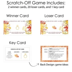Big Dot Of Happiness Fall Foliage Bride - Autumn Leaves Bridal Shower And Wedding Party Game Scratch Off Cards - 22 Count -Anagram Shop GUEST b5aed16d eb6c 48d5 af7f 99ddedcab2e3