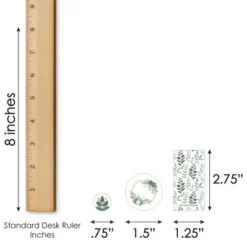 Big Dot Of Happiness Boho Botanical - Mini Candy Bar Wrappers, Round Candy Stickers & Circle Stickers - Greenery Party Candy Favor Sticker Kit 304 Pc -Anagram Shop GUEST b7486189 fbc9 4d3f 9492 fa562120378b