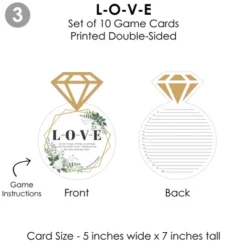 Big Dot Of Happiness Boho Botanical Bride - 4 Games - Who Knows The Bride Best, Bride Or Groom Quiz, What’s In Your Purse And Love - Gamerific Bundle -Anagram Shop GUEST b7538de9 030f 4380 adea 547865454107