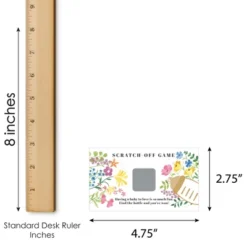 Big Dot Of Happiness Wildflowers Baby - Boho Floral Baby Shower Game Scratch Off Cards - 22 Count -Anagram Shop GUEST b77e4d5f 01c9 4e63 8eb5 7f822c9ee02d