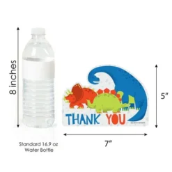 Big Dot Of Happiness Roar Dinosaur - Shaped Thank You Cards - Dino Mite Baby Shower Or Birthday Party Thank You Note Cards With Envelopes - Set Of 12 -Anagram Shop GUEST b807ad24 4b7e 4de6 b23e 33511cb1f1b8