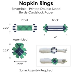 Big Dot Of Happiness Par-Tee Time - Golf - Birthday Or Retirement Party Paper Charger And Table Decorations - Chargerific Kit - Place Setting For 8 -Anagram Shop GUEST b8e29779 a173 49fa a427 8fbf39f1537e
