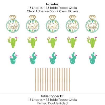 Big Dot Of Happiness Final Fiesta - Last Fiesta Bachelorette Party Centerpiece Sticks - Table Toppers - Set Of 15 5 Big Dot Of Happiness Final Fiesta - Last Fiesta Bachelorette Party Centerpiece Sticks - Table Toppers - Set Of 15 - Image 5