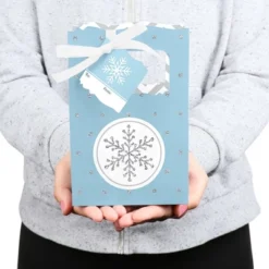 Big Dot Of Happiness Winter Wonderland - Snowflake Holiday Party And Winter Wedding Favor Boxes - 12 Count -Anagram Shop GUEST b9086e35 300e 411f bc82 d8fc85f177bb