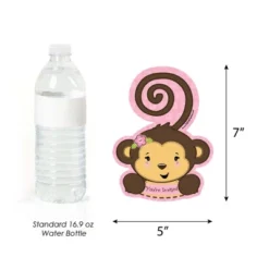 Big Dot Of Happiness Pink Monkey Girl - Shaped Fill-in Invitations - Baby Shower Or Birthday Party Invitation Cards With Envelopes - Set Of 12 -Anagram Shop GUEST b9207b84 2508 42b4 a14a f07af3e6c085