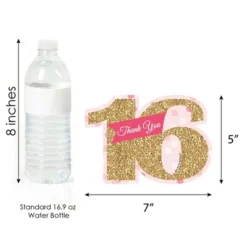 Big Dot Of Happiness Sweet 16 - Shaped Thank You Cards - 16th Birthday Party Thank You Note Cards With Envelopes - Set Of 12 8 Big Dot Of Happiness Sweet 16 - Shaped Thank You Cards - 16th Birthday Party Thank You Note Cards With Envelopes - Set Of 12 -Anagram Shop GUEST b93b4eb3 2003 41cf 8e4c cbd12d41d484