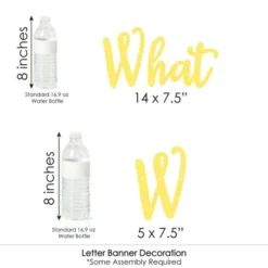 Big Dot Of Happiness What Will It Bee - Gender Reveal Letter Banner Decoration - 36 Banner Cutouts And What Will It Bee Banner Letters -Anagram Shop GUEST b9a86f2e a820 4602 876c 18c6ac39ca08