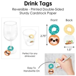 Big Dot Of Happiness Let’s Hang - Sloth - Baby Shower Or Birthday Party Paper Charger & Table Decorations Chargerific Kit For 8 -Anagram Shop GUEST ba3704ca 24c7 4bc5 8298 7b5a1b3bf7b6