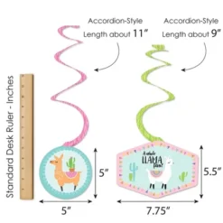 Big Dot Of Happiness Whole Llama Fun - Llama Fiesta Baby Shower Or Birthday Party Hanging Decor - Party Decoration Swirls - Set Of 40 10 Big Dot Of Happiness Whole Llama Fun - Llama Fiesta Baby Shower Or Birthday Party Hanging Decor - Party Decoration Swirls - Set Of 40 -Anagram Shop GUEST bac9bc3b ff09 4a44 b072 5b787d7c1e60