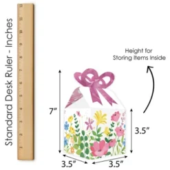 Big Dot Of Happiness Wildflowers - Square Favor Gift Boxes - Boho Floral Party Bow Boxes - Set Of 12 -Anagram Shop GUEST bae3e6de 90d9 4bb2 9a98 d94a943b31e8