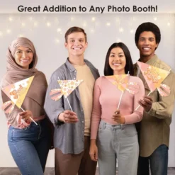 Big Dot Of Happiness Stay Groovy - Triangle Boho Hippie Party Photo Props - Pennant Flag Centerpieces - Set Of 20 -Anagram Shop GUEST bae4c43a b171 4f0a b5ec 22a8cec793de