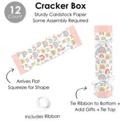 Big Dot Of Happiness Hello Rainbow - No Snap Boho Baby Shower And Birthday Party Table Favors - DIY Cracker Boxes - Set Of 12 -Anagram Shop GUEST bbc91fdc a9e2 45d1 a931 6a817bc4c5c3