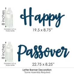 Big Dot Of Happiness Happy Passover - Pesach Party Letter Banner Decoration - 36 Banner Cutouts And Happy Passover Banner Letters -Anagram Shop GUEST bc0f0add be0f 46a1 9f63 7fa7a1d55c4f