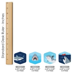Big Dot Of Happiness Shark Zone - Jawsome Shark Party Or Birthday Party Scavenger Hunt - 1 Stand And 48 Game Pieces - Hide And Find Game -Anagram Shop GUEST bdc8fa37 e006 4004 8e51 24c69e179dc0