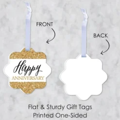 Big Dot Of Happiness We Still Do - 50th Wedding Anniversary - Assorted Hanging Anniversary Party Favor Tags - Gift Tag Toppers - Set Of 12 -Anagram Shop GUEST bed5aef8 f368 4225 8b1f b39c63279f77