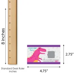 Big Dot Of Happiness Roar Dinosaur Girl - Dino Mite T-Rex Baby Shower Or Birthday Party Game Scratch Off Cards - 22 Count -Anagram Shop GUEST bf15c272 bd3b 4c70 af0a b093b32474b2