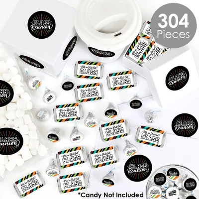 Big Dot Of Happiness Still Got Class - High School Reunion Party Candy Favor Sticker Kit - 304 Pieces 1 Big Dot Of Happiness Still Got Class - High School Reunion Party Candy Favor Sticker Kit - 304 Pieces