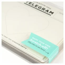 6ct Classic Telegrams Scratch-off Greeting Cards -Anagram Shop GUEST c0114157 e640 4750 9bfa cc202ab67675