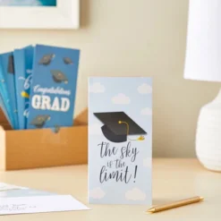 Best Paper Greetings 36 Pack Graduation Thank You Cards With Envelopes, 6 Designs Blank Cards Bulk Set, 4 X 7 In