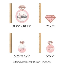 Big Dot Of Happiness Bride Squad - Rose Gold Bridal Shower Or Bachelorette Party Centerpiece Sticks - Showstopper Table Toppers - 35 Pieces -Anagram Shop GUEST c1a8a528 bfe8 46da af81 aba4968cdde9