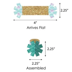 Big Dot Of Happiness Let’s Be Mermaids - Baby Shower Or Birthday Party Paper Napkin Holder - Napkin Rings - Set Of 24 -Anagram Shop GUEST c25d618e 2b9b 4f55 8eb4 b0a5ac3f124a