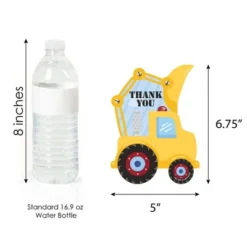 Big Dot Of Happiness Construction Truck - Shaped Thank You Cards - Baby Shower Or Birthday Party Thank You Note Cards With Envelopes - Set Of 12 -Anagram Shop GUEST c2b93618 f36a 4061 bcb7 5b5d8534744c