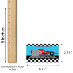 Big Dot Of Happiness Let's Go Racing - Racecar - Baby Shower Or Race Car Birthday Party Game Scratch Off Cards - 22 Count -Anagram Shop GUEST c328e4f4 b169 4199 a831 943ea6d948b9