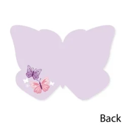 Big Dot Of Happiness Beautiful Butterfly - Shaped Thank You Cards Floral Baby Shower Or Birthday Party Thank You Note Cards With Envelopes - Set Of 12 -Anagram Shop GUEST c4762346 f105 4e6f 8c1c 3b1f6c3a8d6e
