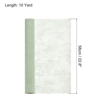 Unique Bargains Flower Wrapping Paper 30ft Floral Bouquet Waterproof Packaging Cotton For Wedding Party Light Green 1 Unique Bargains Flower Wrapping Paper 30ft Floral Bouquet Waterproof Packaging Cotton For Wedding Party Light Green