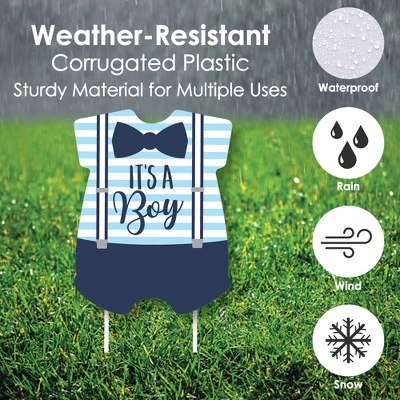 Big Dot Of Happiness It's A Boy - Yard Sign And Outdoor Lawn Decorations - Blue Baby Shower Yard Signs - Set Of 8 2 Big Dot Of Happiness It's A Boy - Yard Sign And Outdoor Lawn Decorations - Blue Baby Shower Yard Signs - Set Of 8 - Image 2