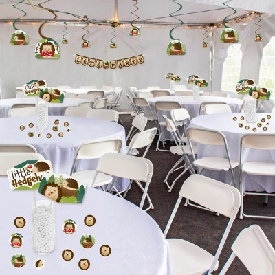 Big Dot Of Happiness Forest Hedgehogs - Woodland Birthday Party Or Baby Shower Supplies Decoration Kit - Decor Galore Party Pack - 51 Pieces 2 Big Dot Of Happiness Forest Hedgehogs - Woodland Birthday Party Or Baby Shower Supplies Decoration Kit - Decor Galore Party Pack - 51 Pieces - Image 2