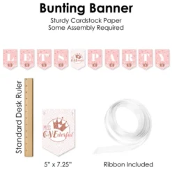 Big Dot Of Happiness 1st Birthday Little Miss Onederful - Girl First Birthday Party Supplies Decoration Kit - Decor Galore Party Pack - 51 Pieces 9 Big Dot Of Happiness 1st Birthday Little Miss Onederful - Girl First Birthday Party Supplies Decoration Kit - Decor Galore Party Pack - 51 Pieces -Anagram Shop GUEST c70f1e93 c423 47b5 b7d2 6ecb64363c68