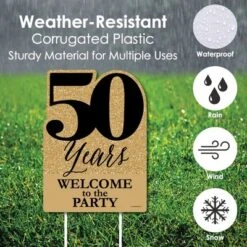 Big Dot Of Happiness We Still Do - 50th Wedding Anniversary - Party Decorations - Anniversary Party Welcome Yard Sign -Anagram Shop GUEST c7b5a7fb fbf6 4a1a a2c6 18231c35465c