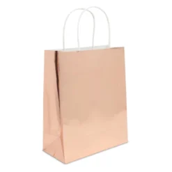 Sparkle And Bash 15-Pack Rose Gold Gift Bags, Metallic Party Favor Bags For Valentines Day, Birthday, Wedding, And Anniversary,8x10x4 In -Anagram Shop GUEST c8f3afbe 613b 4efe 958e 49c2fde1af9a