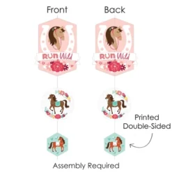 Big Dot Of Happiness Run Wild Horses - Pony Birthday Party DIY Dangler Backdrop - Hanging Vertical Decorations - 30 Pieces -Anagram Shop GUEST c8f71e37 9b58 4a22 8310 2d04fad6ac18