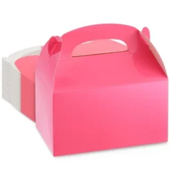 24 Pack Paper Gable Treat Boxes, Neon Party Favor Gift Box For Birthday, Wedding & Baby Shower, 6.2 X 3.5 In -Anagram Shop GUEST c9aec9c8 5eed 42ff aeea b4db84614dcc
