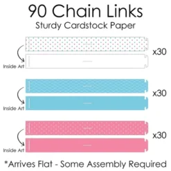 Big Dot Of Happiness What Will It Bee - 90 Chain Links And 30 Paper Tassels Decoration Kit - Gender Reveal Paper Chains Garland - 21 Feet -Anagram Shop GUEST cab27a8a 8faf 49af 821d 415f3e255d0a