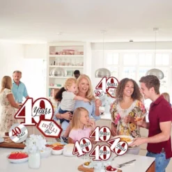 Big Dot Of Happiness We Still Do - 40th Wedding Anniversary - Anniversary Party Centerpiece Sticks - Showstopper Table Toppers - 35 Pieces -Anagram Shop GUEST cb448867 e689 4079 85a2 df57d805cf13