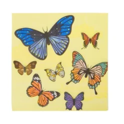 Blue Panda 144 Pc Butterfly Paper Plates, Napkins, Cups, Cutlery, Yellow, Serves 24 -Anagram Shop GUEST cb508cc4 fc63 4061 90b7 22e7d34d63f4