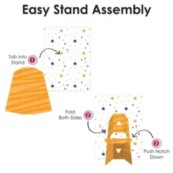 Big Dot Of Happiness Blast Off To Outer Space - Rocket Ship Baby Shower Or Birthday Party 4x6 Picture Display - Paper Photo Frames - Set Of 12 -Anagram Shop GUEST cbaa2eb0 a1c6 4766 90da 6c56db0fb1fc