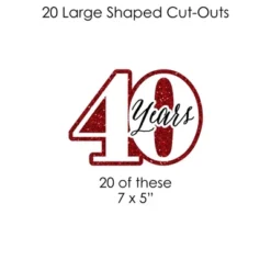 Big Dot Of Happiness We Still Do - 40th Wedding Anniversary - Anniversary Party DIY Decorations - Clothespin Garland Banner - 44 Pieces -Anagram Shop GUEST cbcbf4bf e762 476a a0b7 97094a1d3cdd