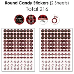 Big Dot Of Happiness Flannel Fling Before The Ring - Buffalo Plaid Bachelorette Party Candy Favor Sticker Kit - 304 Pc 8 Big Dot Of Happiness Flannel Fling Before The Ring - Buffalo Plaid Bachelorette Party Candy Favor Sticker Kit - 304 Pc -Anagram Shop GUEST cd72ead5 dc16 470d 90bd e2dca0d4596c