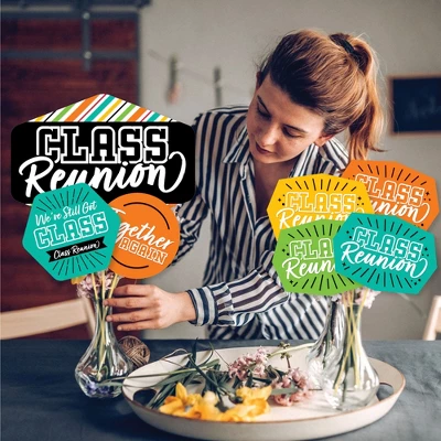 Big Dot Of Happiness Still Got Class - High School Reunion Party Centerpiece Sticks - Showstopper Table Toppers - 35 Pieces 2 Big Dot Of Happiness Still Got Class - High School Reunion Party Centerpiece Sticks - Showstopper Table Toppers - 35 Pieces - Image 2