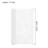Unique Bargains Flower Wrapping Paper 30ft Floral Bouquet Waterproof Packaging Cotton For Wedding Party Clear White