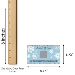 Big Dot Of Happiness Winter Wonderland - Snowflake Holiday Party And Winter Wedding Game Scratch Off Cards - 22 Count -Anagram Shop GUEST d0bc1120 0332 4a47 9642 6579612312fe