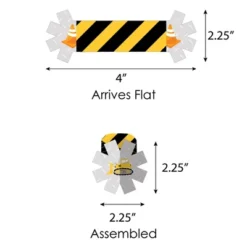 Big Dot Of Happiness Dig It - Construction Party Zone - Baby Shower Or Birthday Party Paper Napkin Holder - Napkin Rings - Set Of 24 -Anagram Shop GUEST d14fdbc4 28a0 445f ae64 3ef0aa932e97