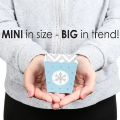 Big Dot Of Happiness Winter Wonderland - Party Mini Favor Boxes - Snowflake Holiday Party And Winter Wedding Treat Candy Boxes - Set Of 12 -Anagram Shop GUEST d16300e3 dc6b 49e1 b0e4 a3af6cd2cd30